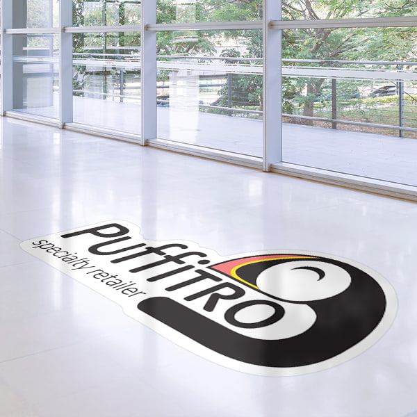 Brand your office space or storefront with wide-format decals